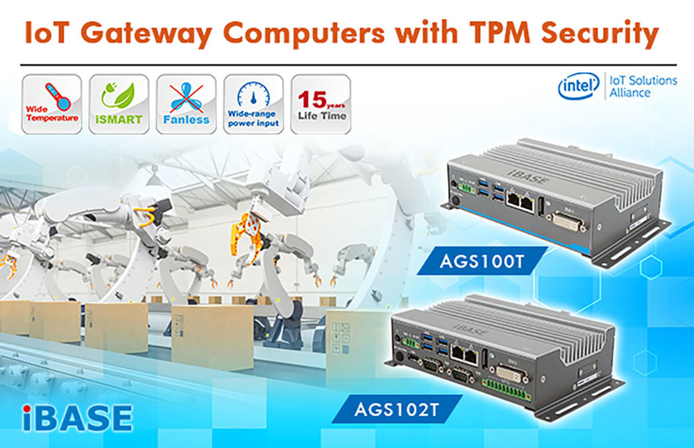 IBASE Launches New IoT Gateways with TPM Security